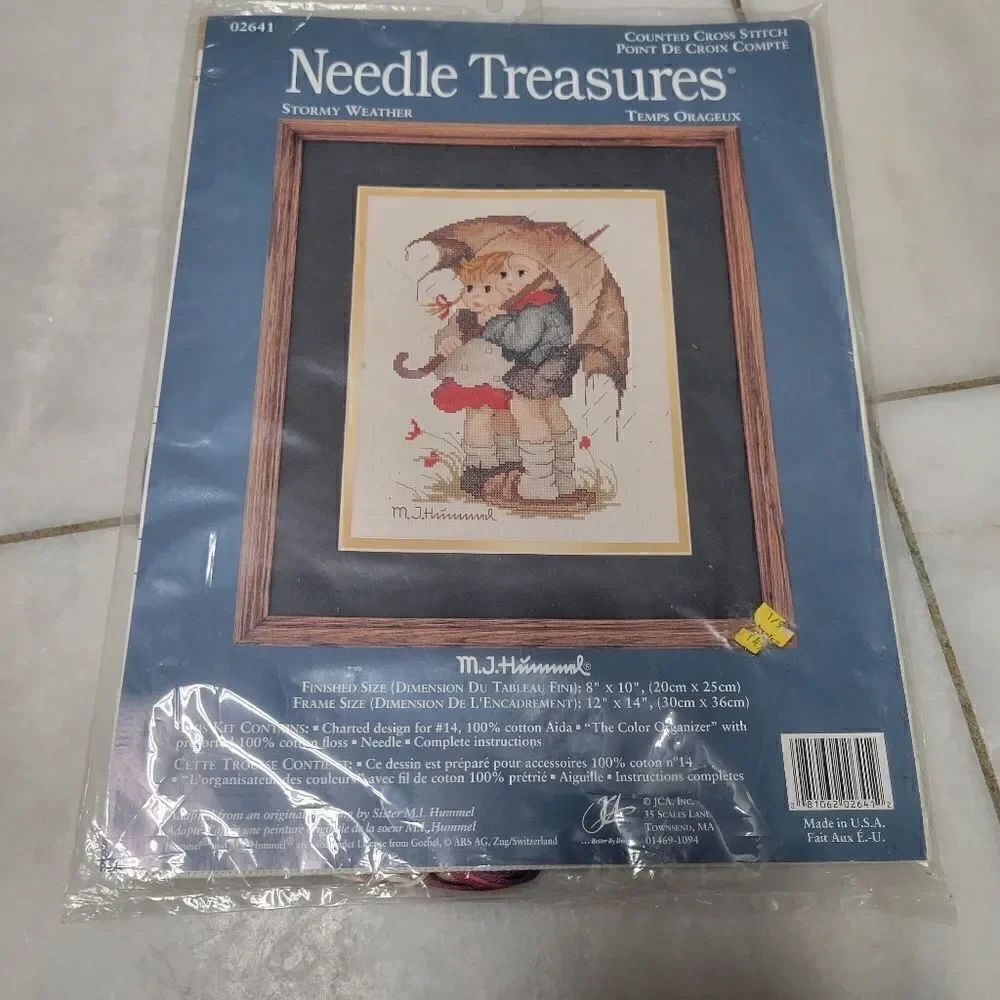 Needle Treasures Counted Cross Stitch Embroidery Hummel Stormy Weather Picture